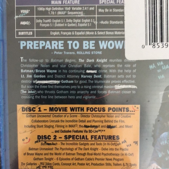 Brand new Dark Knight on Blue Ray - Picture 6 of 6